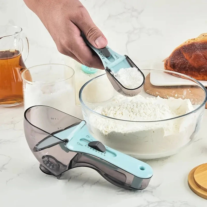 Adjustable Magnetic Measuring Cups & Spoons Set – Precision Made Simple