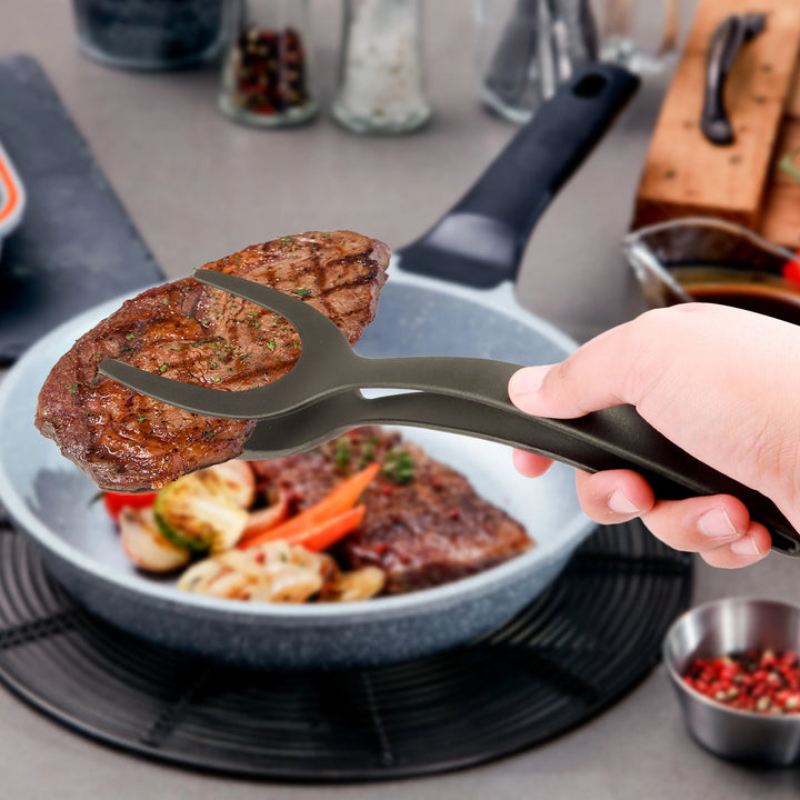 2-in-1 Flip & Grip Tongs - The Ultimate Kitchen Multitool