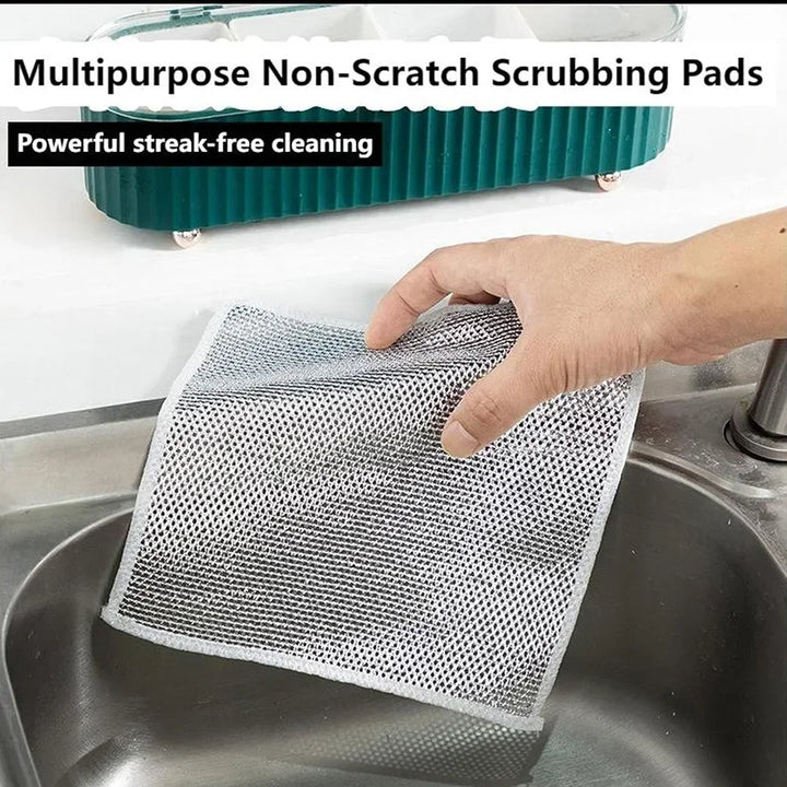 Multifunctional Non-Scratch Wire Dishcloth – Tough on Dirt, Gentle on Surfaces