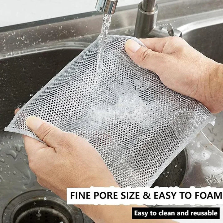 Multifunctional Non-Scratch Wire Dishcloth – Tough on Dirt, Gentle on Surfaces