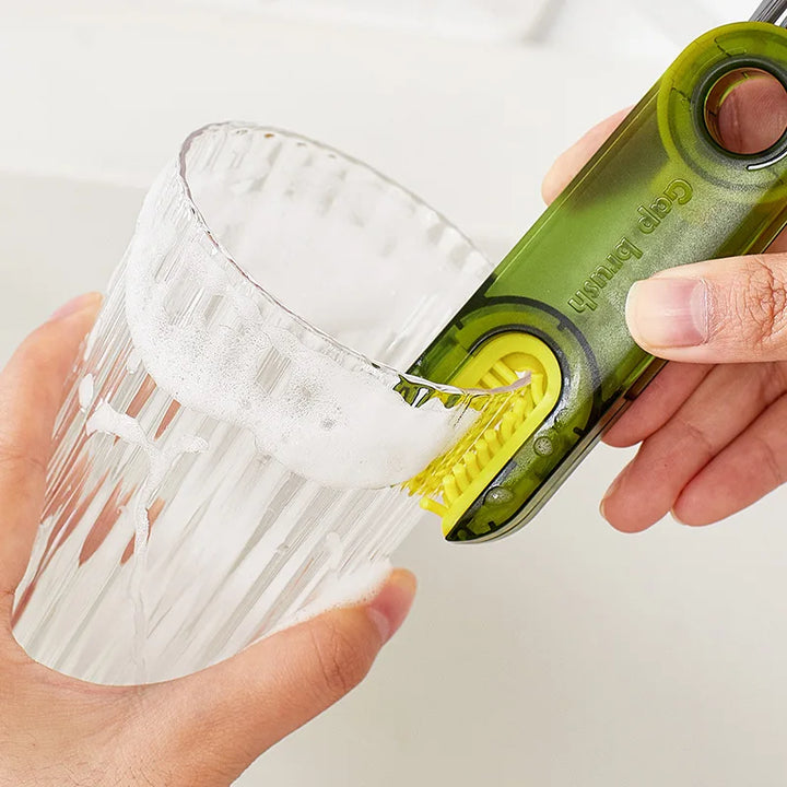 3-in-1 Multi-Functional Bottle & Crevice Cleaning Brush