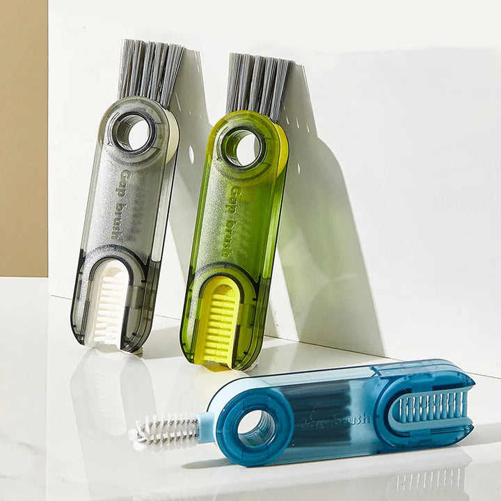3-in-1 Multi-Functional Bottle & Crevice Cleaning Brush